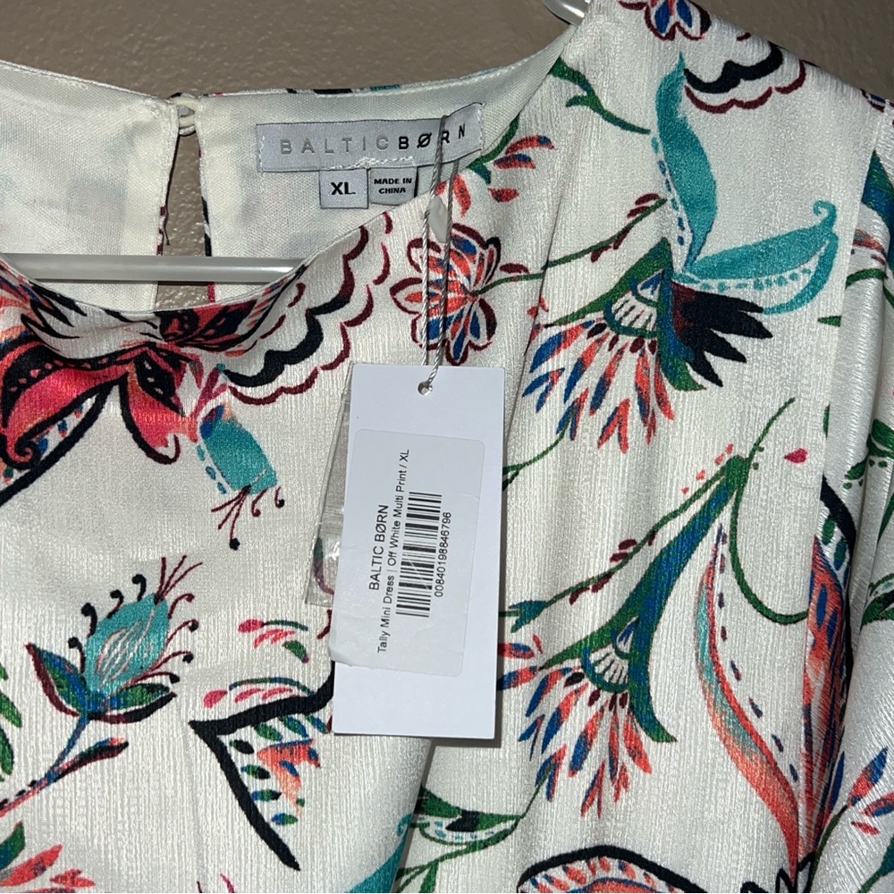 NWT Baltic Born Floral Tally Mini Dress - Size XL - Picture 5 of 15